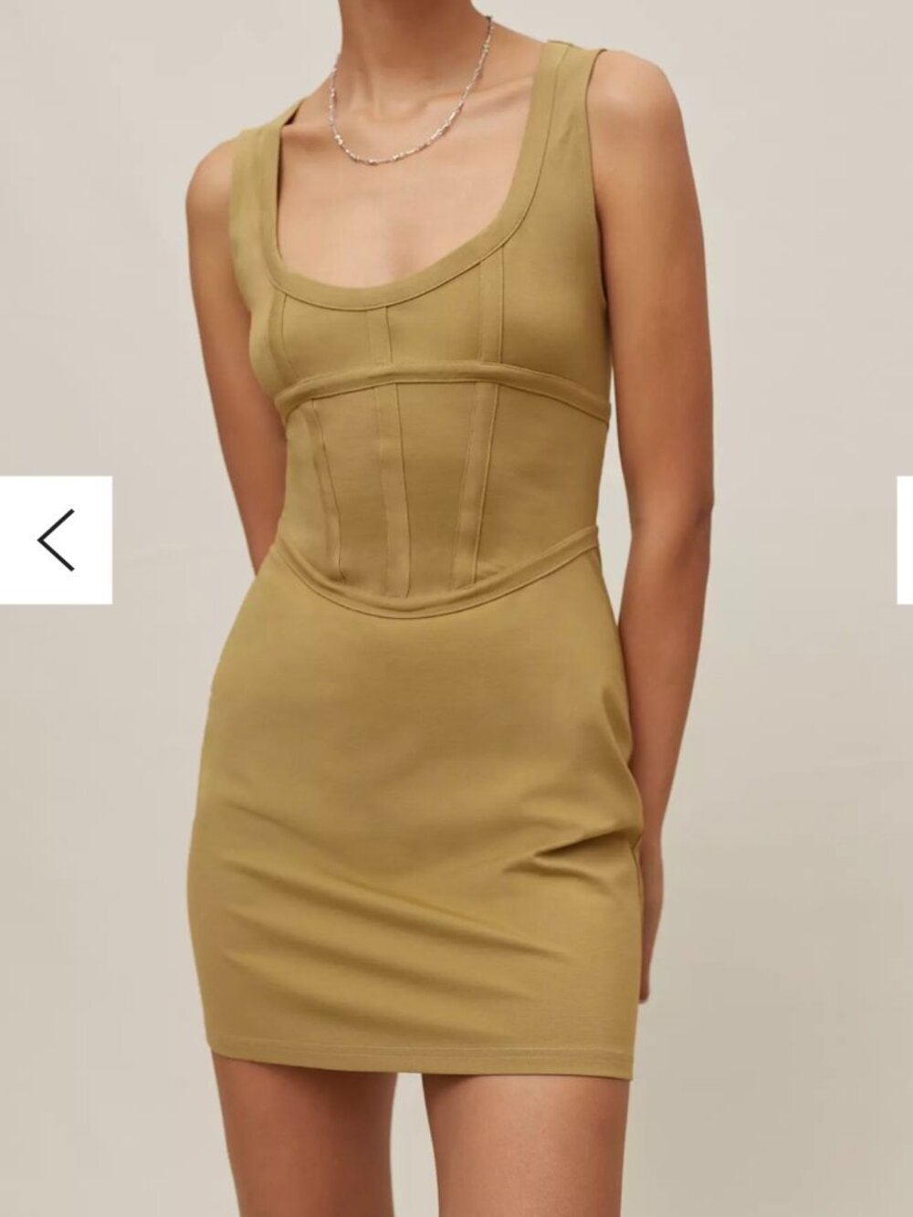 URBAN OUTFITTERS RAMONA CORSET MINI DRESS